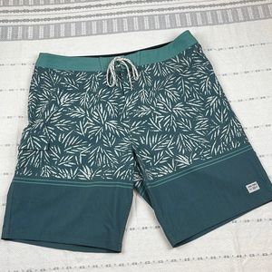 Jack O'Neill Men's Board Shorts Swimming Trunks Green Size 34-Reposhed too big